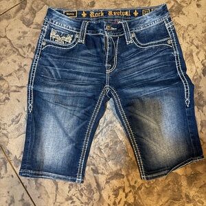 Rock Revival Indigo Jean Shorts